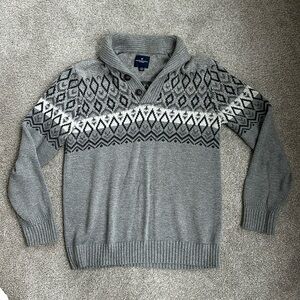 American Eagle Shawl Collar Button Sweater